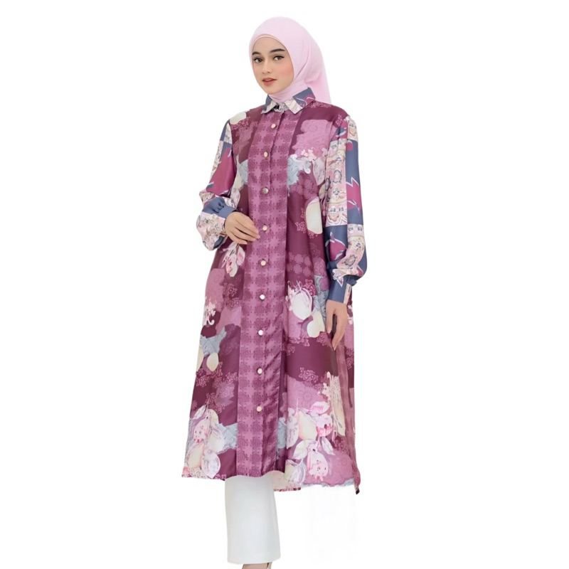 Isola Tunik Wlov Yanti Adeni || Tunik Dress || Dress Muslim Wanita