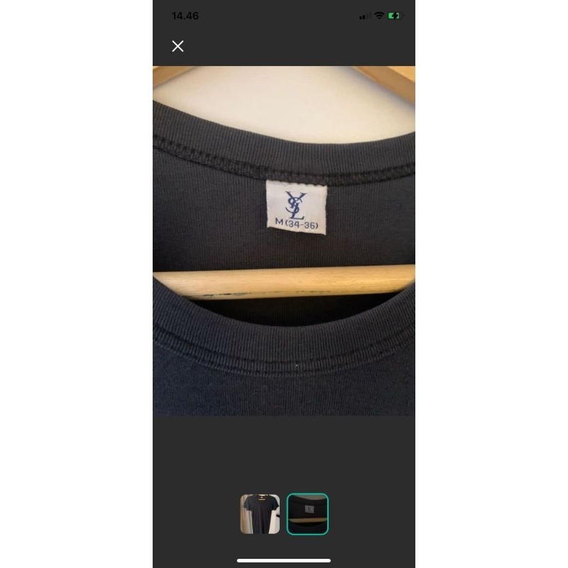 kaos YSL wanita polos baju atasan preloved