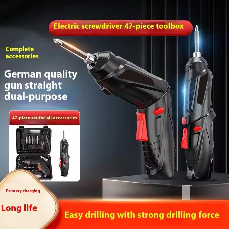 Bor Mini Mesin Bor Baterai Impact  49 Set Screwdriver Baterai Screwdriver Baterai Mesin Bor Cordless