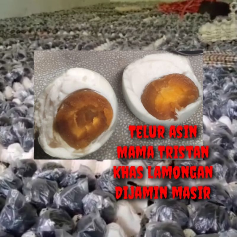

10 butir - Telur Asin Mama Tristan Khas Lamongan Dijamin Masir