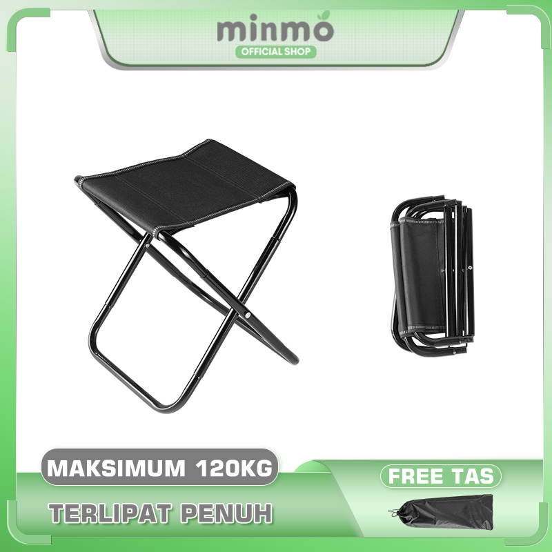 minmo Kursi Lipat Kecil Portable Kursi Lipat Mini Kursi Memancing Outdoor