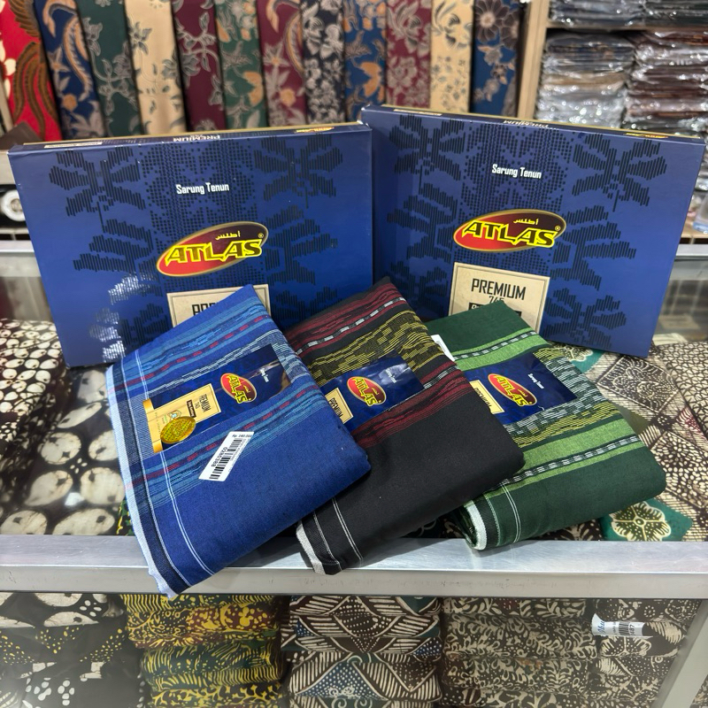 Sarung Atlas Premium 745 Dobby Kembang