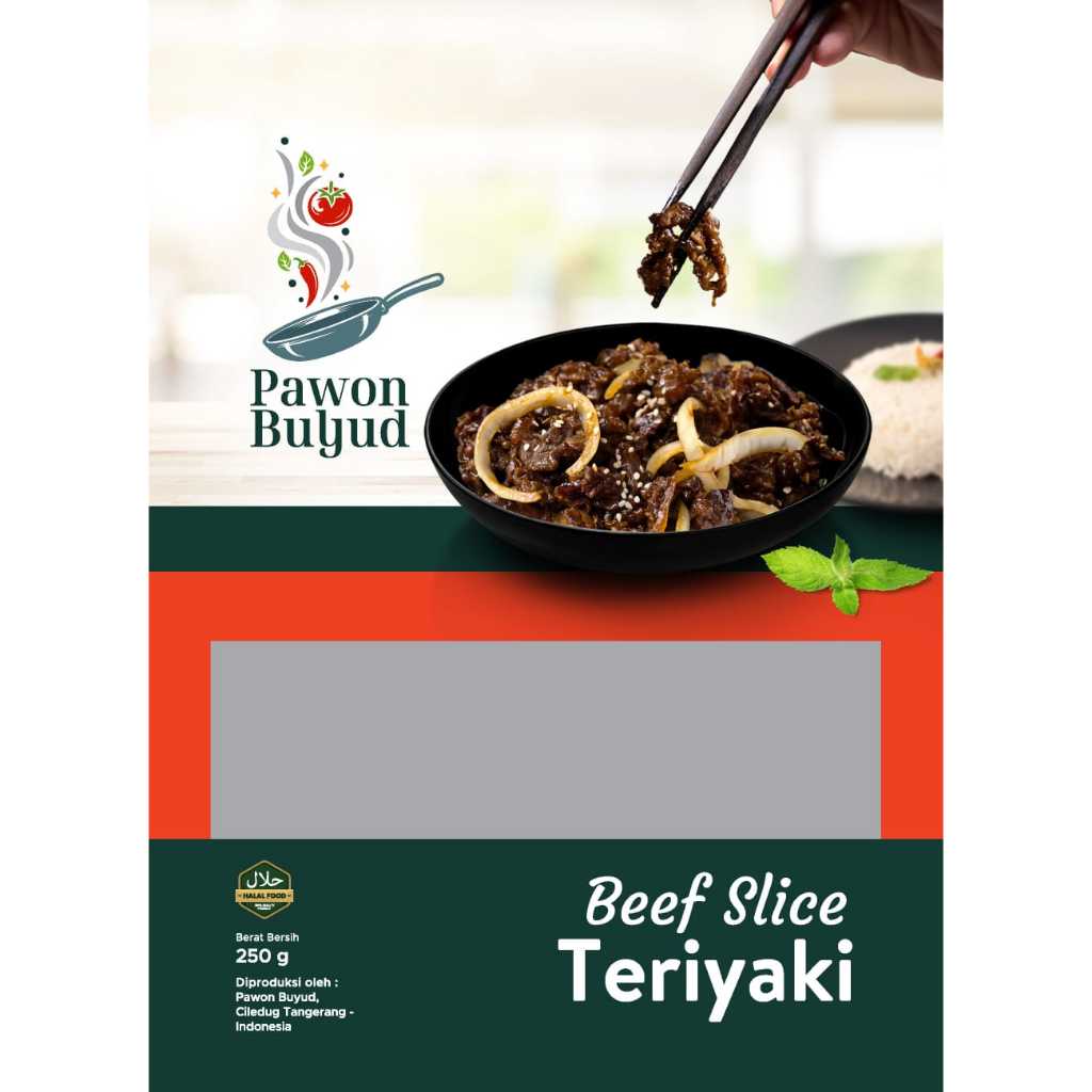 

Beef Slice Teriyaki 250gr