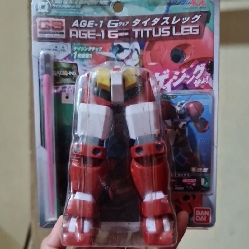 bandai GB grage in build builder age 1G titus leg, titus arm, spallow arm, age 2G core, double bulle