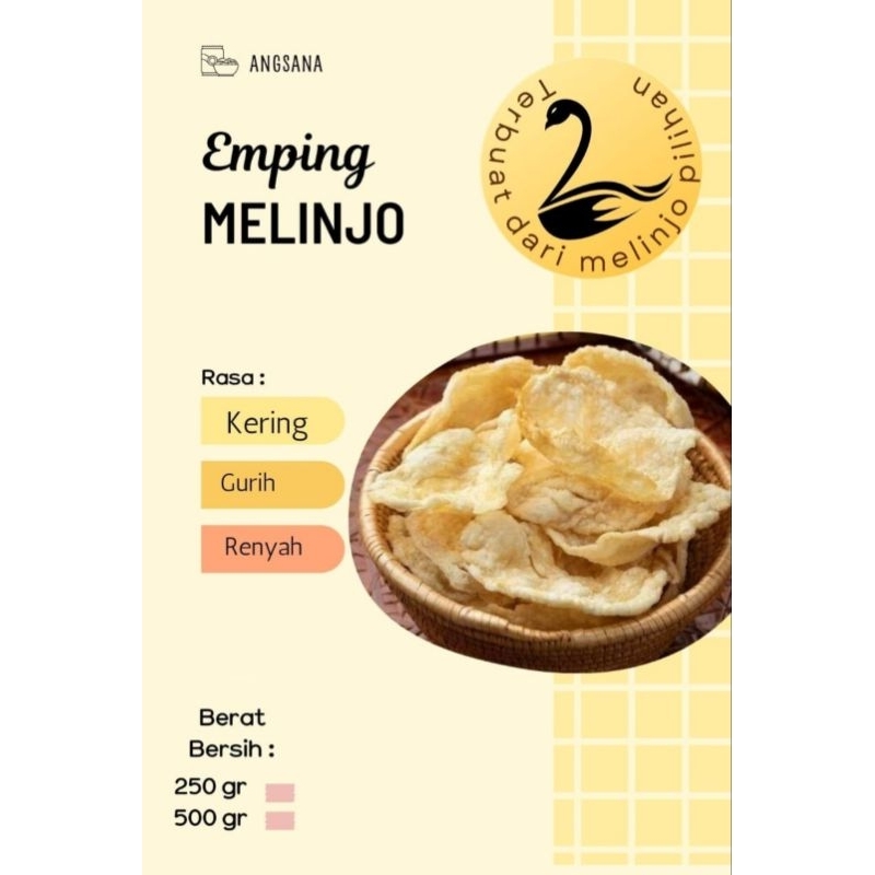 

Emping Melinjo Kering Super 250gr