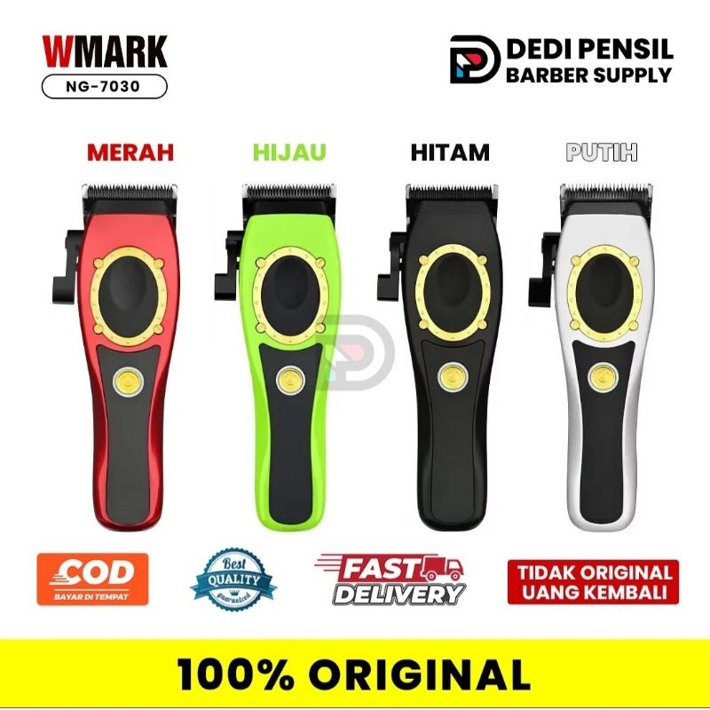 WMARK NG - 7030 HAIR CLIPPER ALAT CUKUR ELEKTRIK PANGKAS RAMBUT SALON BARBERSHOP