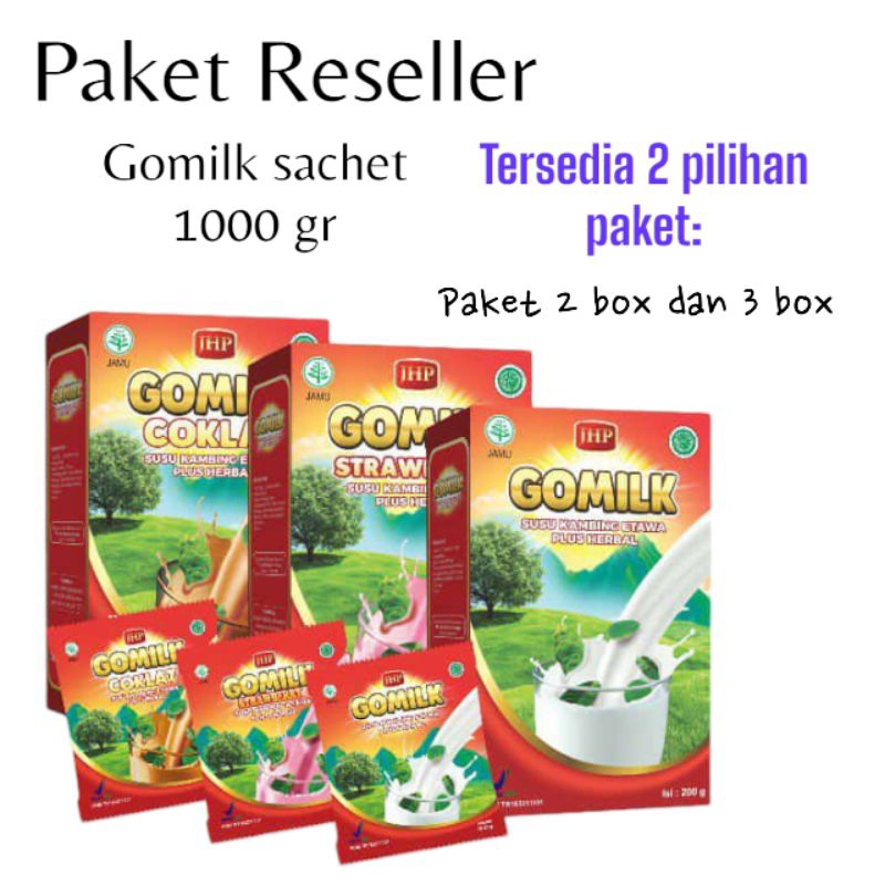 

Paket RESELLER GOMILK SACHET 2 kg dan 3 kg