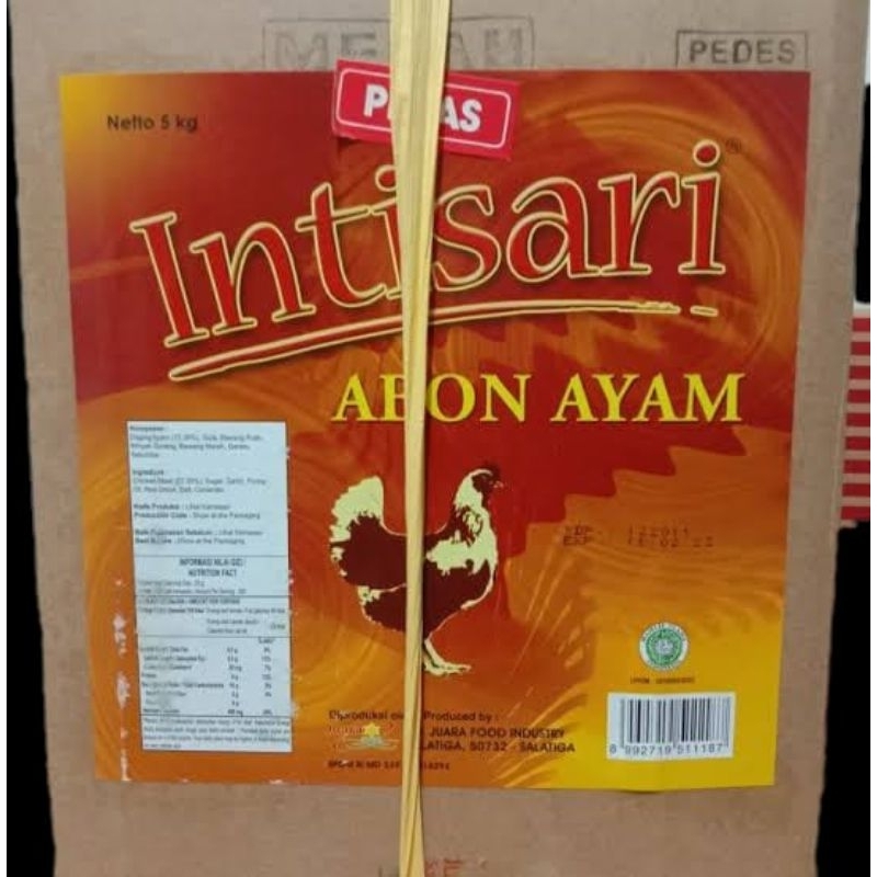 

Abon Ayam Pedas - Repack 100g