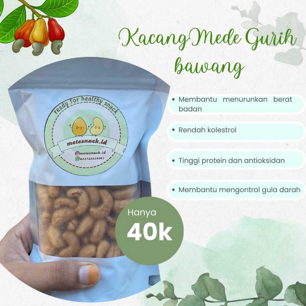 

KACANG METE OVEN RASA BAWANG 200GR