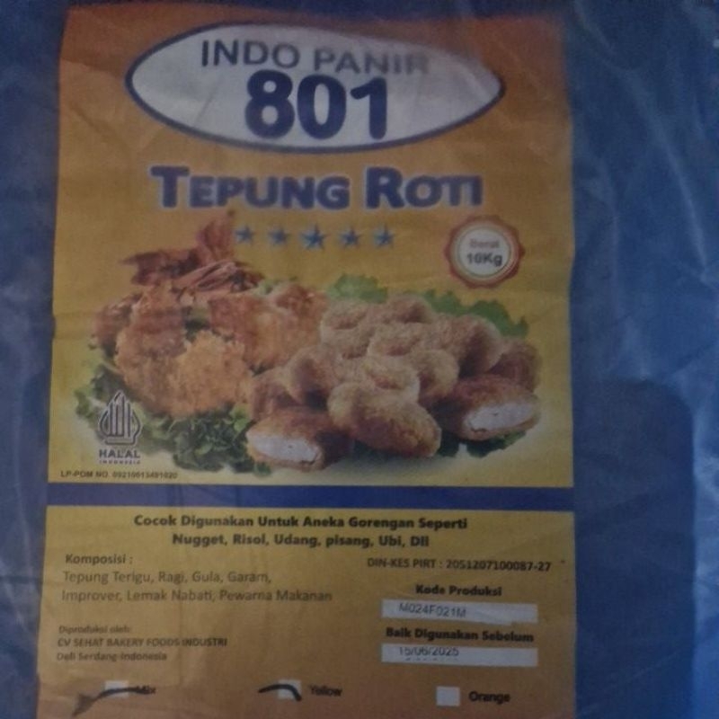 

Tepung Roti Mix Indo Panir 801 Repack