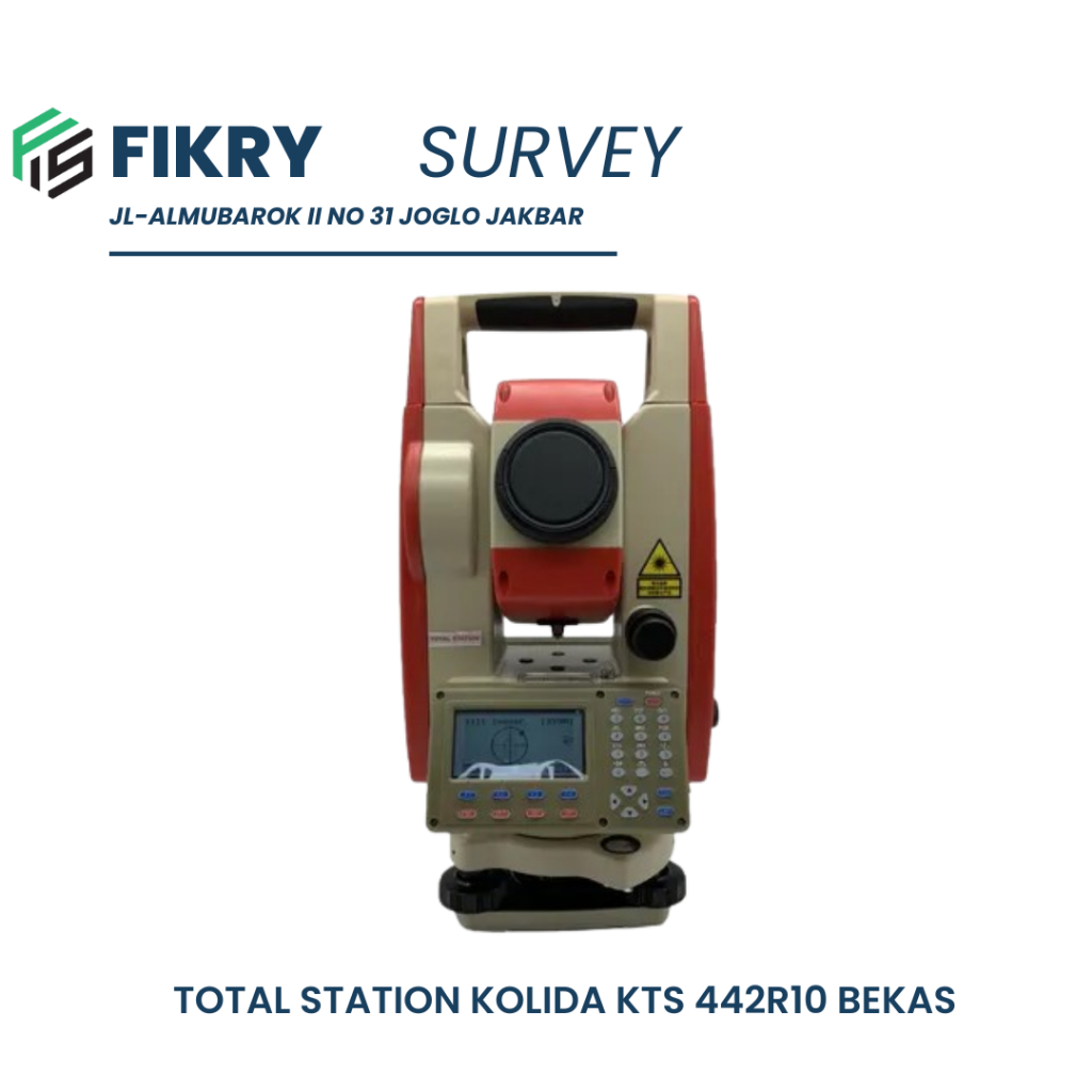 Total station kolida kts 442r10 komplit murah