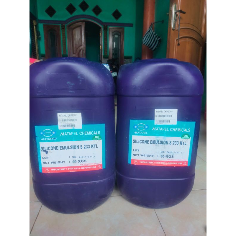 Matapel S233Ktl 30KG Silikon Emulsi Original Segel Pabrik