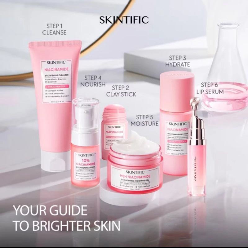 SKINTIFIC 6in1 Skincare Set Brightening