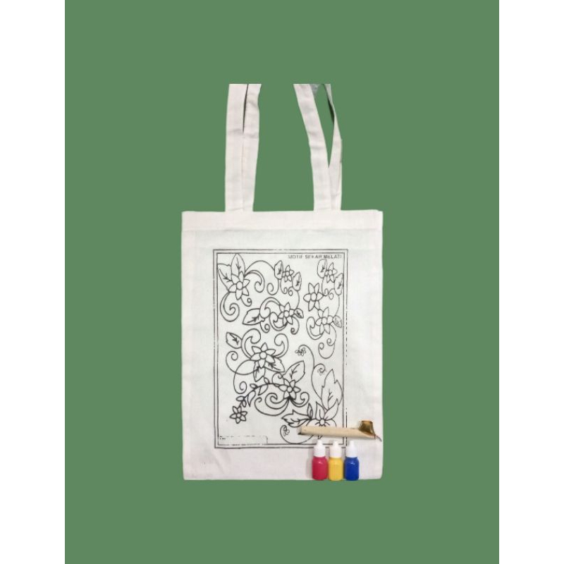 

Paket Membatik Totebag Kain Blacu Canting Untuk Sekolah dan Umum