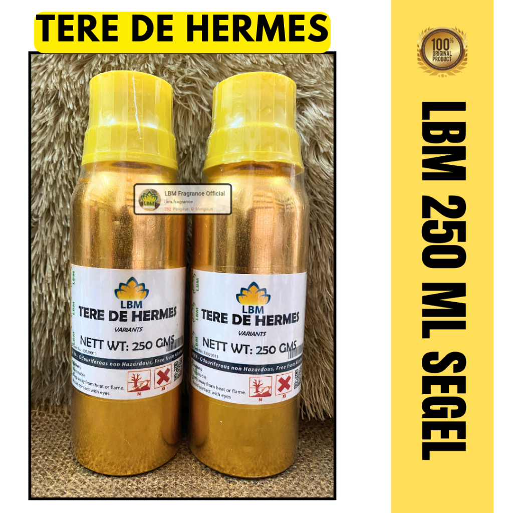 Bibit Parfum Terre D Hermes 250 ML Segel by LBM Fragrance Murni - PARFUM LARIS TERRE D'HERMES MEN - 