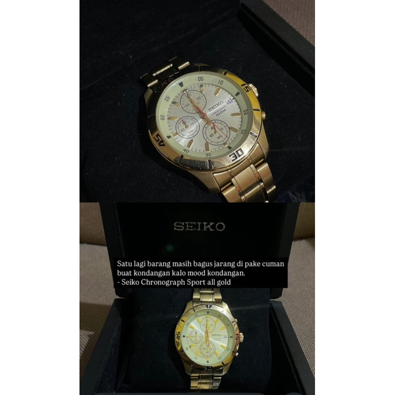 seiko original preloved