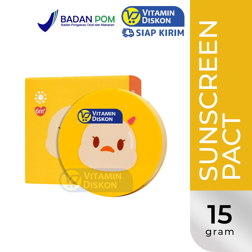 ATOPALM TOK TOK FACIAL SUN PACT SPF43 PA+++ 15 GR | Sunscreen Cushion Anak