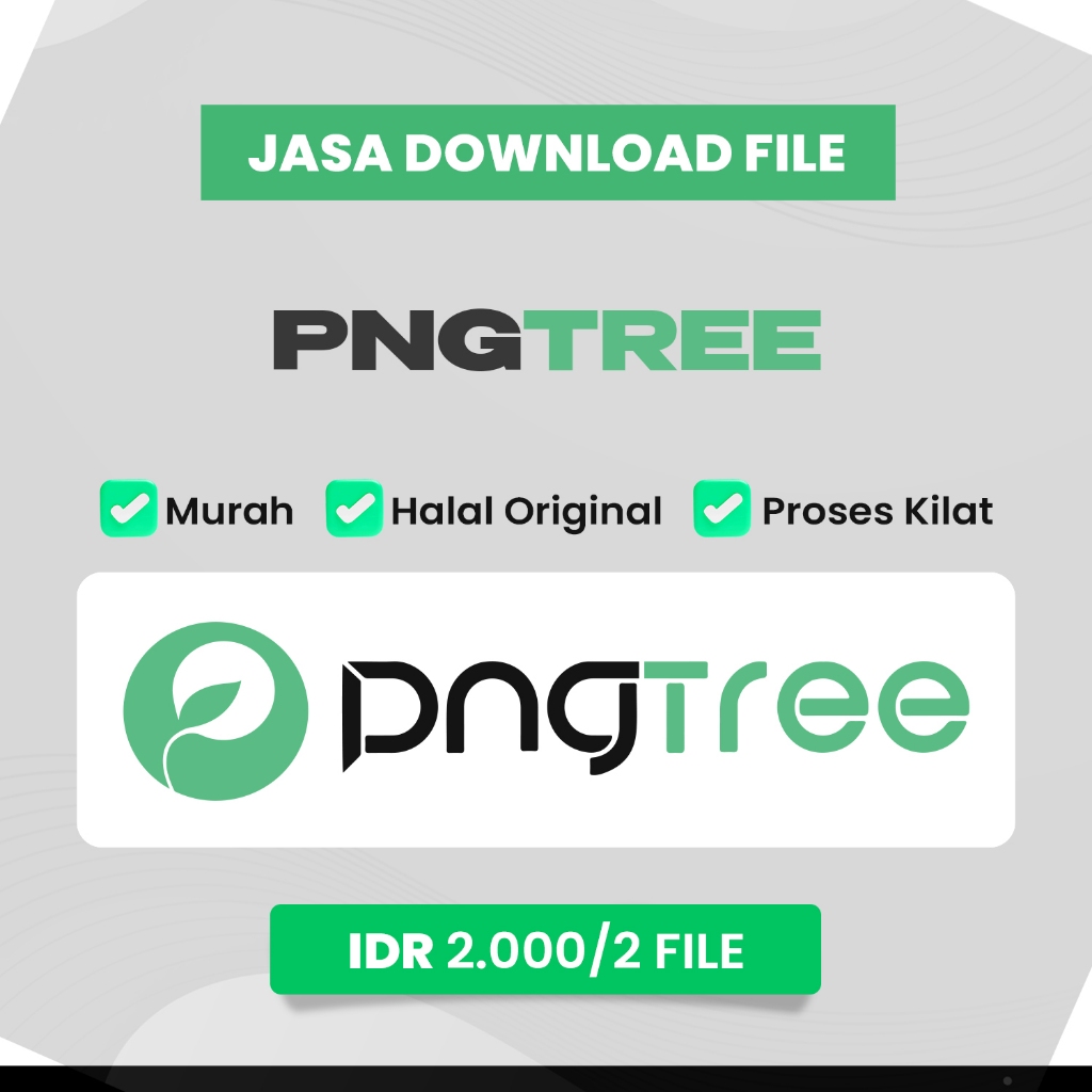Jasa Download PNGTREE Premium Original