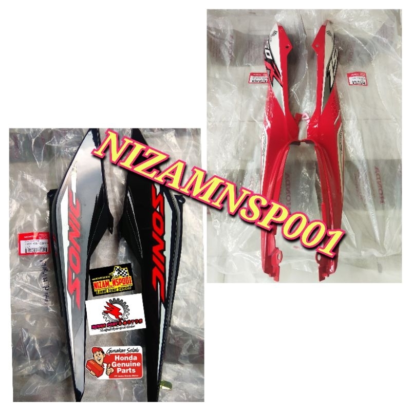 COVER BODY DEPAN BELAKANG KIRI KANAN HONDA SONIC 150R ORIGINAL