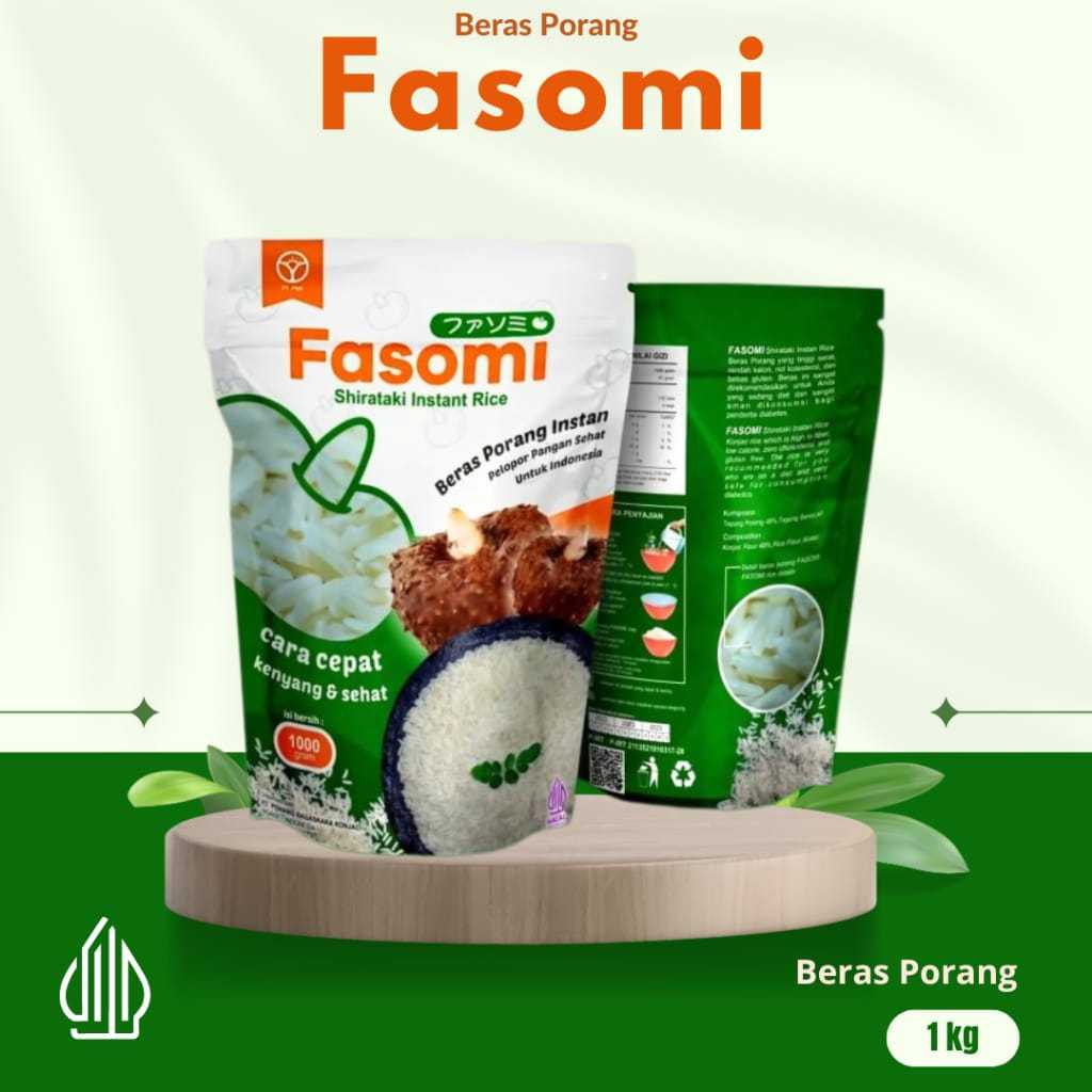 

Fasomi Beras Porang Instant Rice 1000g