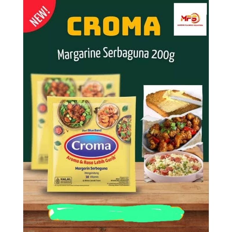

CROMA MARGARINE SERBAGUNA SACHET 200GR