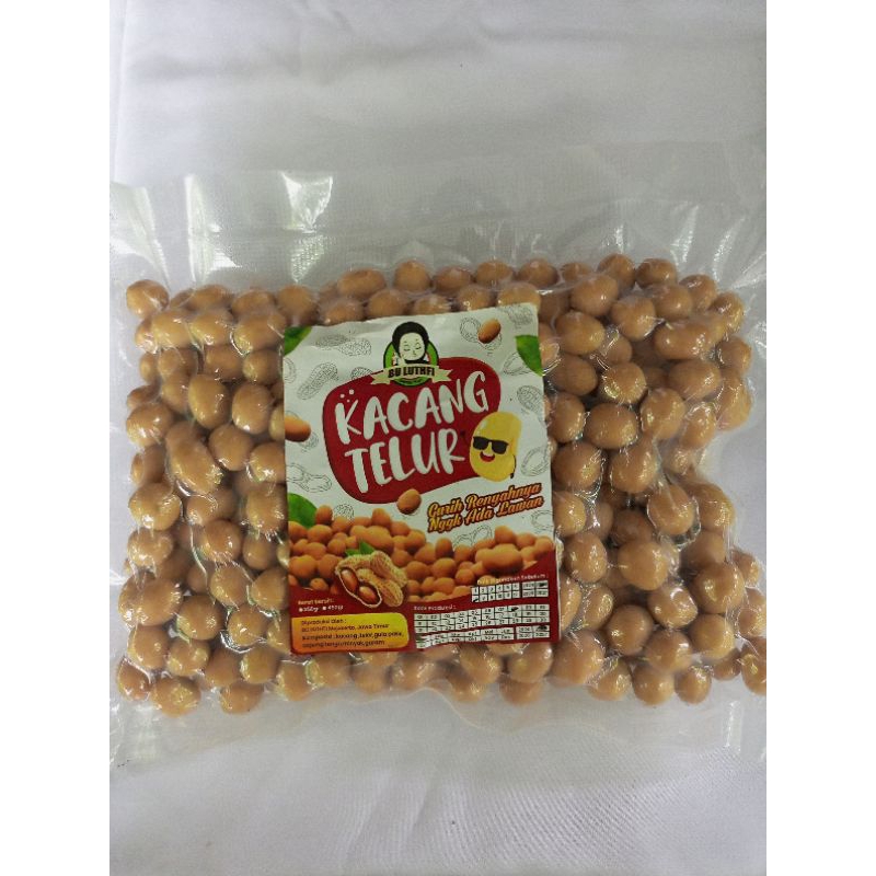 

Kacang Telur Renyah Manis Gurih Bu Luthfi Mojokerto 500 g