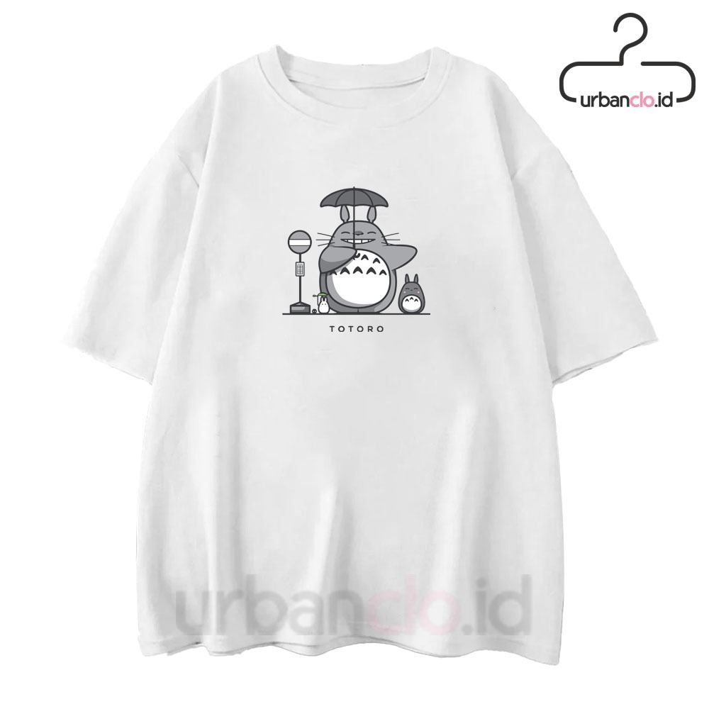 [TT01] Kaos Totoro oversize, baju kaos totoro, kaos my neighbor totoro, kaos cewek oversize, kaos lu