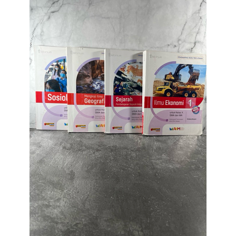 Buku Ilmu Ekonomi, Sejarah, Geografi, Sosiologi, kelas 10, X, SMA, Kurikulum 2013, Platinum, Endang 