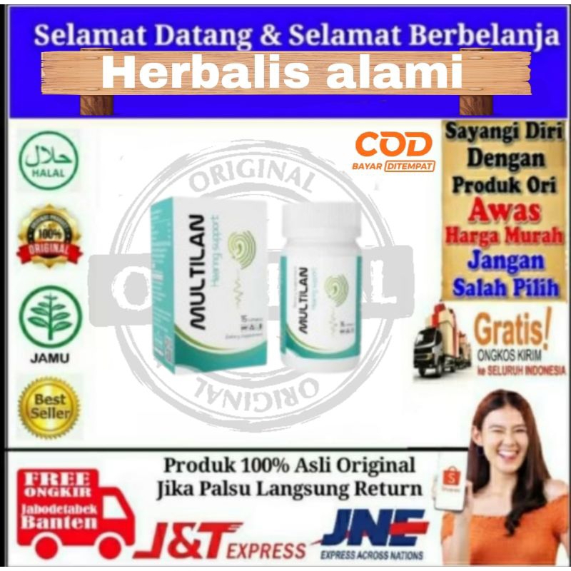 Multilan Asli Original Obat Telinga Memulihkan Pendengaran
