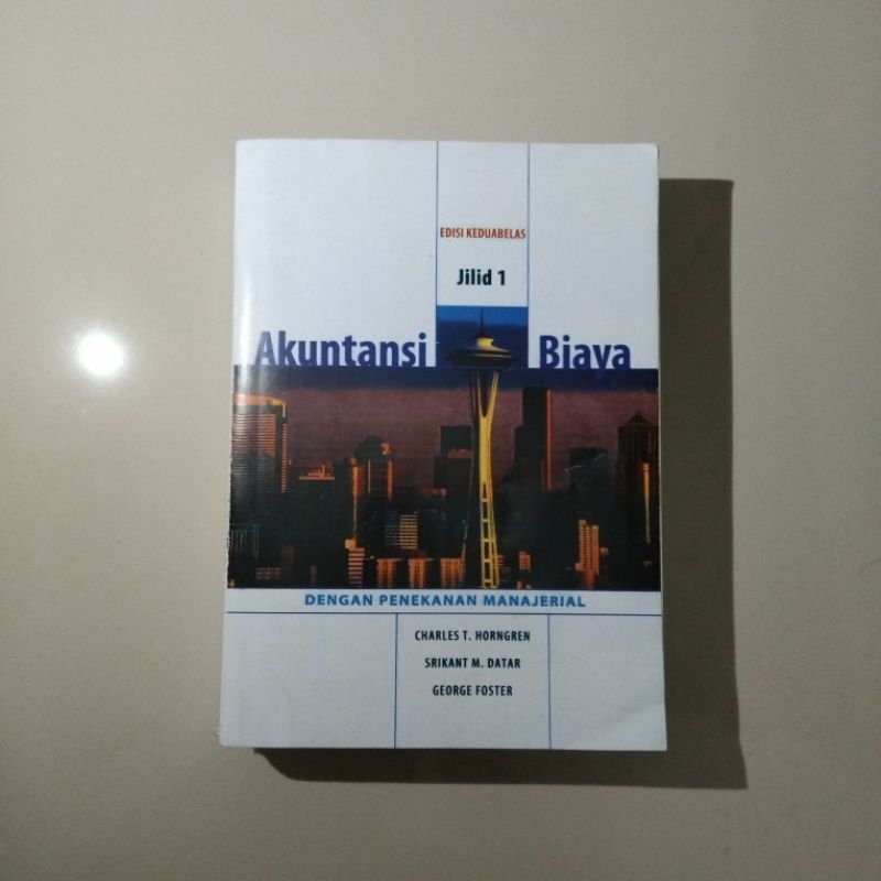 Preloved Buku Akuntansi Biaya Jilid 1 Edisi Keduabelas Charles T. Horngren