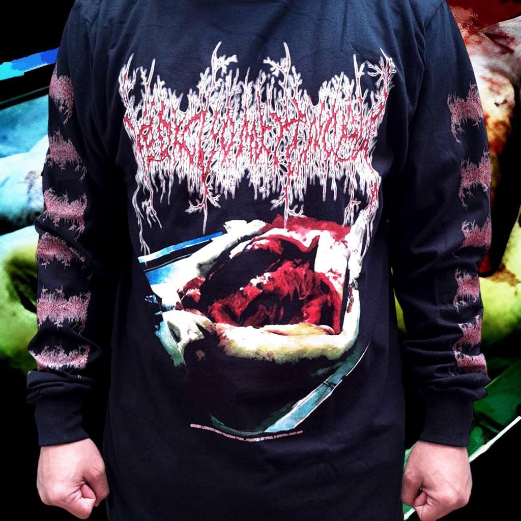 ORIGINAL LONGSLEEVE MEDIC VOMITING PUS - Devour The Putrefying Corpse Of Finished Autopsy
