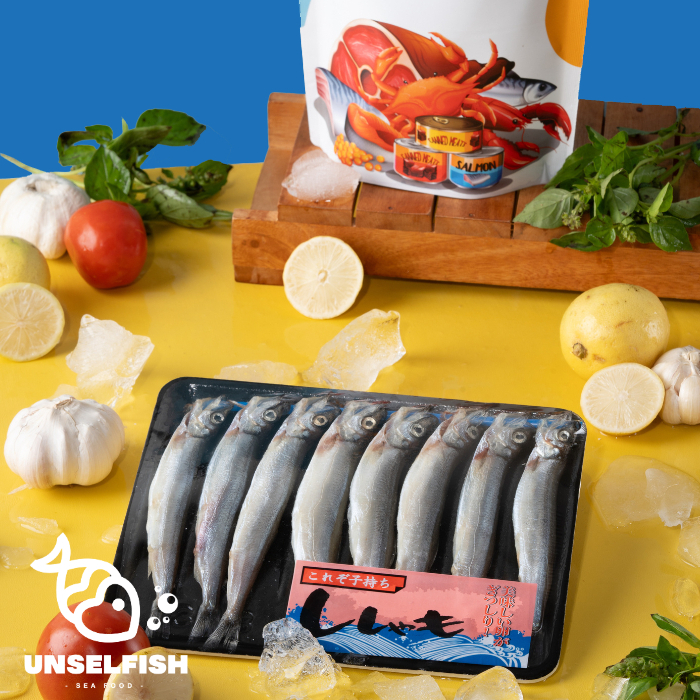 

Premium Shishamo Fish / Ikan Shishamo / Ikan Capelin - 200 gr