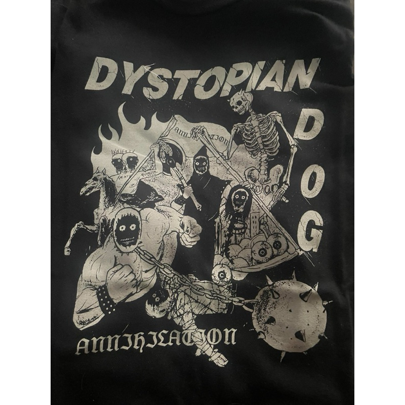 Dystopian Dog Ankhseton Kaos Hitam