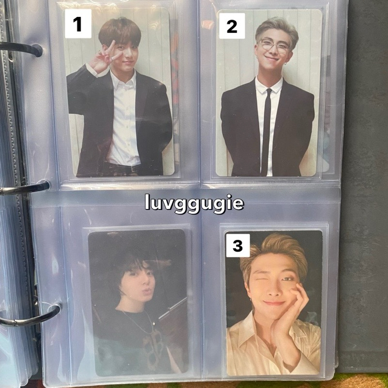 OFFICIAL PC BTS NAMJOON RM JUNGKOOK LD BE MEMORIES 2018