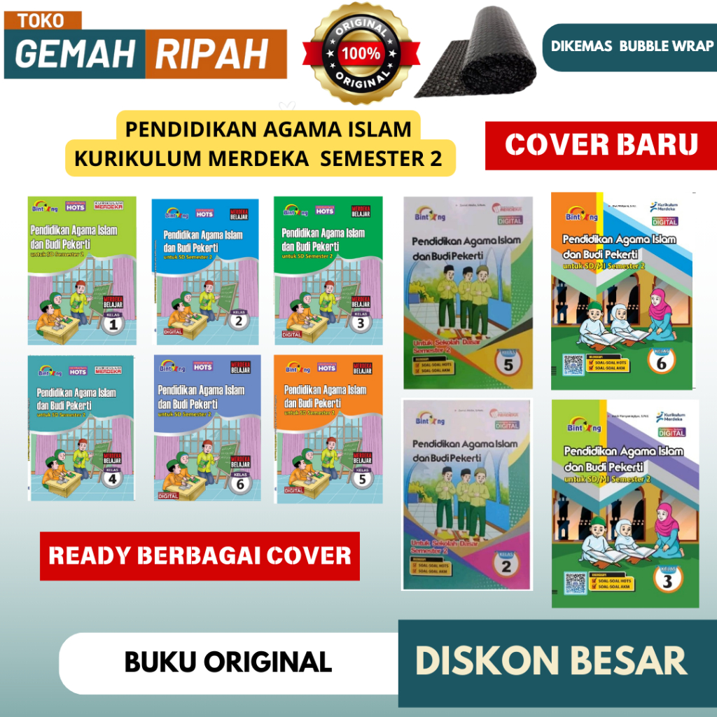 PAI BINTANG : KELAS 1 2 3 4 5 6 SEMESTER 2 PENERBIT BINTANG KURIKULUM MERDEKA / PENDIDIKAN AGAMA ISL