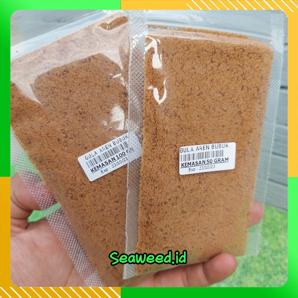 

Gula aren Semut 50 / 100 Gram bubuk palm sugar organik murni