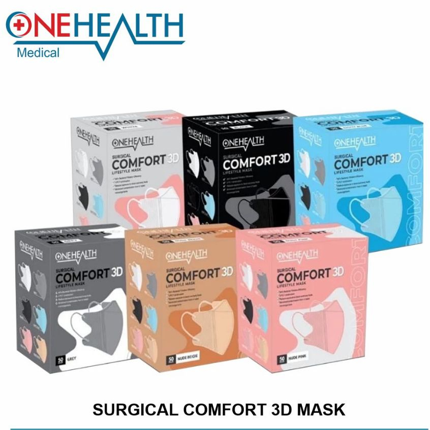 Masker OneHealth KN95 Surgical Mask 5 ply Earloop