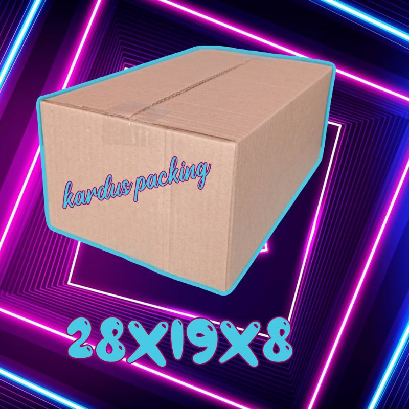

Kardus packing UK 28x19x8 kardus besar kardus kecil