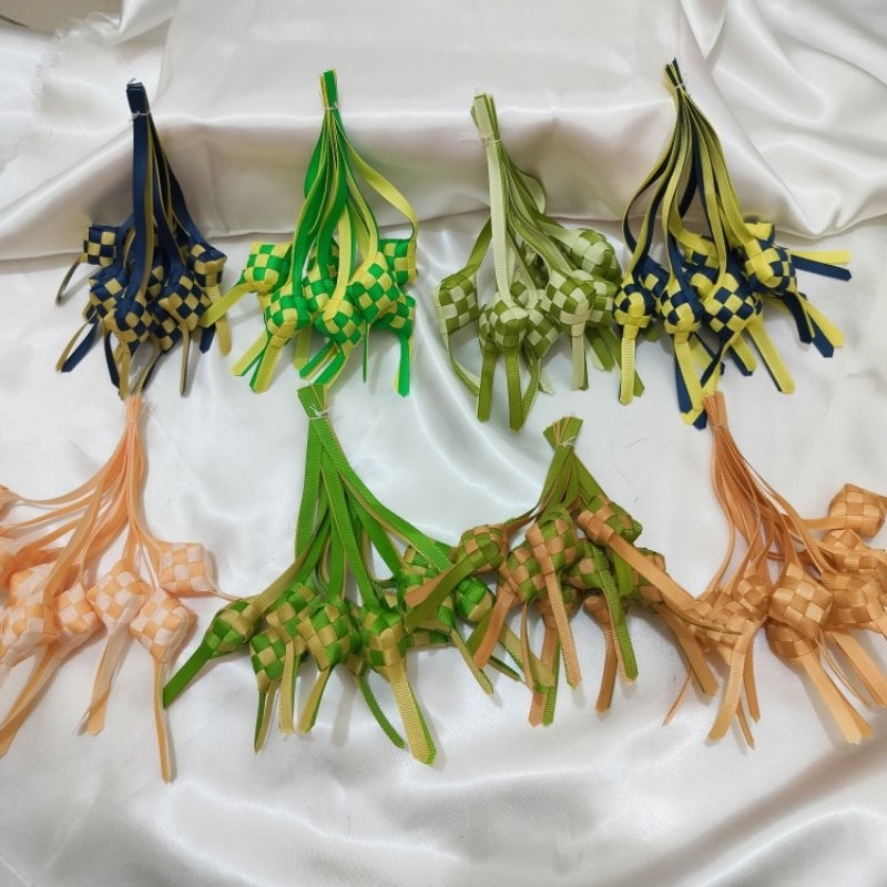 

Ketupat Hias Grossgrain | Ketupat Pita berbagai ukuran