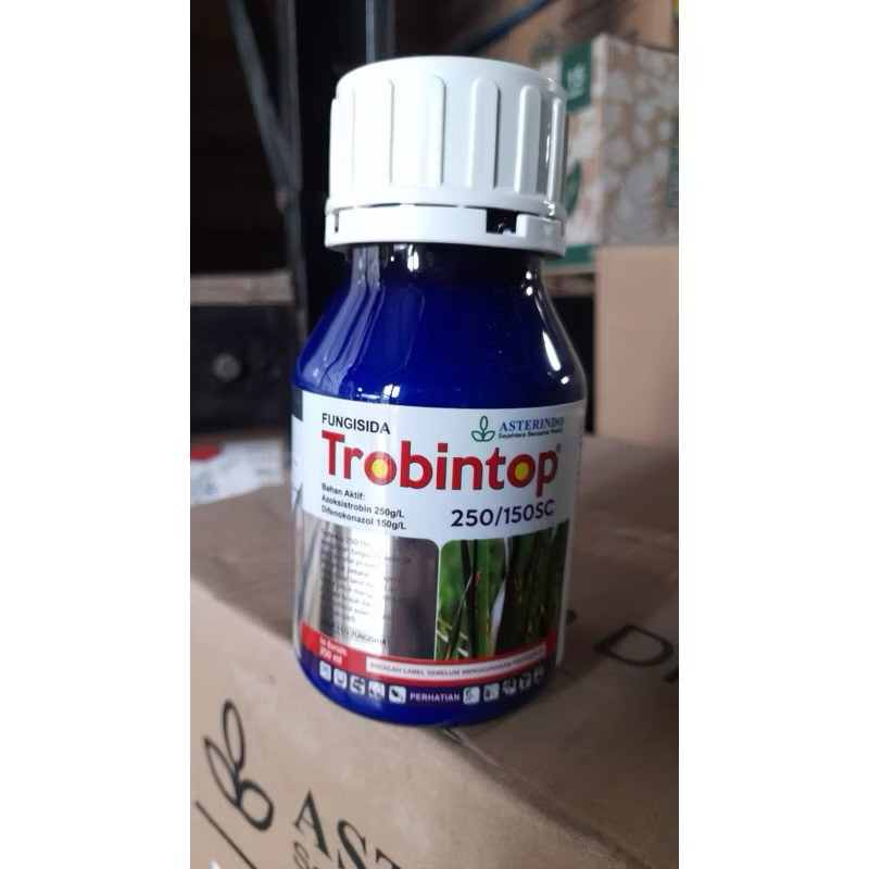 TROBINTOP 250 ML Fungisida sistemik | Obat Patek dan Pencegah Busuk Buah, Daun, Batang Original