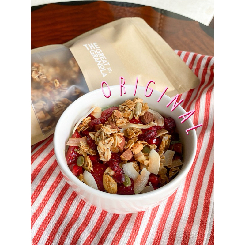 

Granola Rasa Original Pouch 200g Makanan Diet Rendah Kalori Cemilan Sehat Terlaris Termurah By The Great Granola