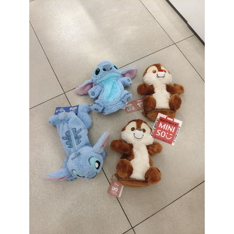 

Arrival Plush Pen Case / Tempat Pensil Plush Lucu DISNEY Collection (STITCH / CHIP & DALE)