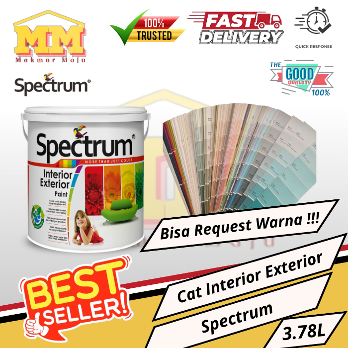 Cat Tembok Interior Exterior 5kg Spectrum Putih / Warna Tinting