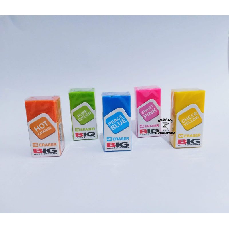 

Penghapus Big / eraser pensil / penghapus pensil kecil warna warni