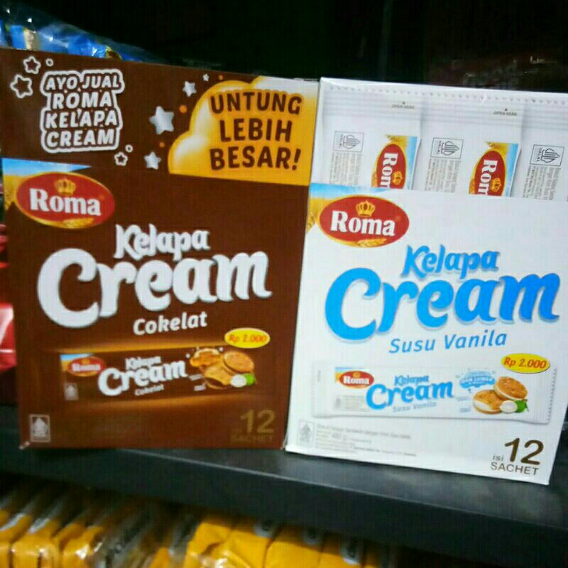 

roti roma kelapa cream kotak 2000