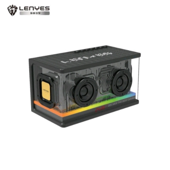 Speaker Lenyes s839 bluetooth bisa tws bisa di cas Lenyes Speaker Audio Portable