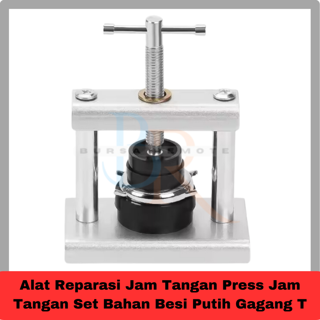 Alat Reparasi Jam Tangan Press Jam Tangan Set Bahan Besi Putih Gagang T