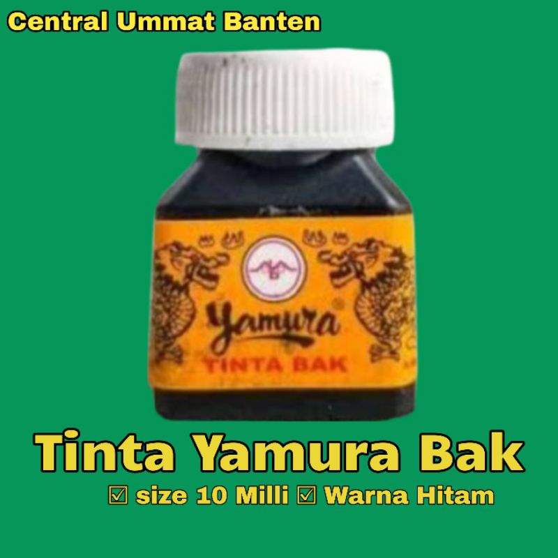 

Tinta Kaligrafi Warna Hitam netto 10 Milli Merk Yamura Bak