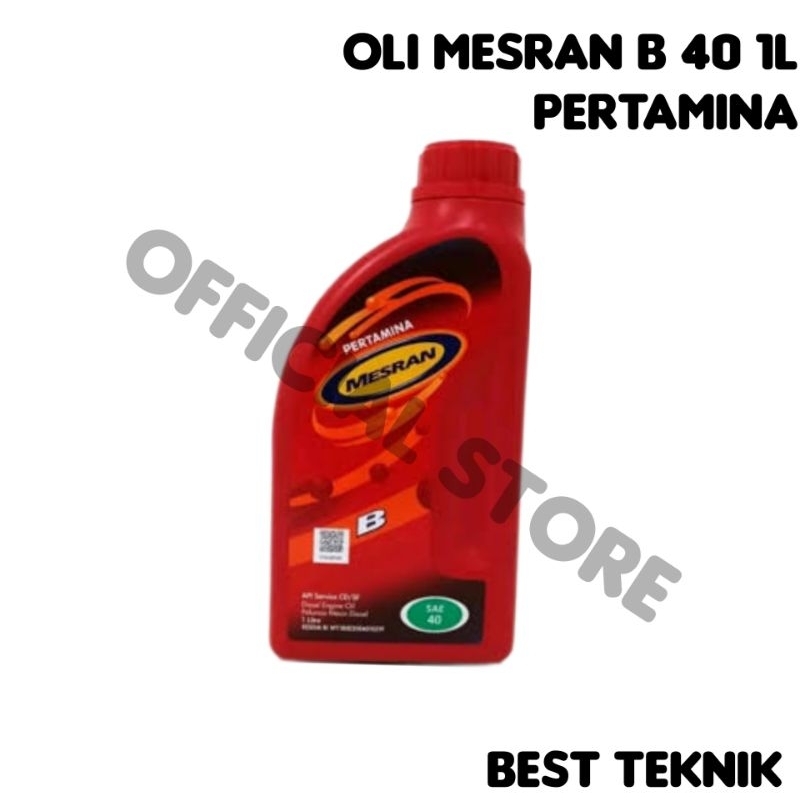 Oli Mesran B40 1 Liter Pertamina Oli Diesel Mesran B40 1L Pertamina