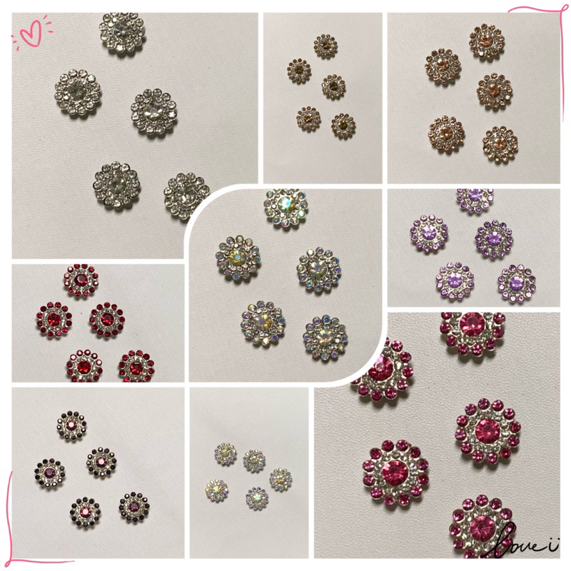 Payet Cangkang Bunga Matahari / Diamond cangkang bunga matahari ukuran 14 MM